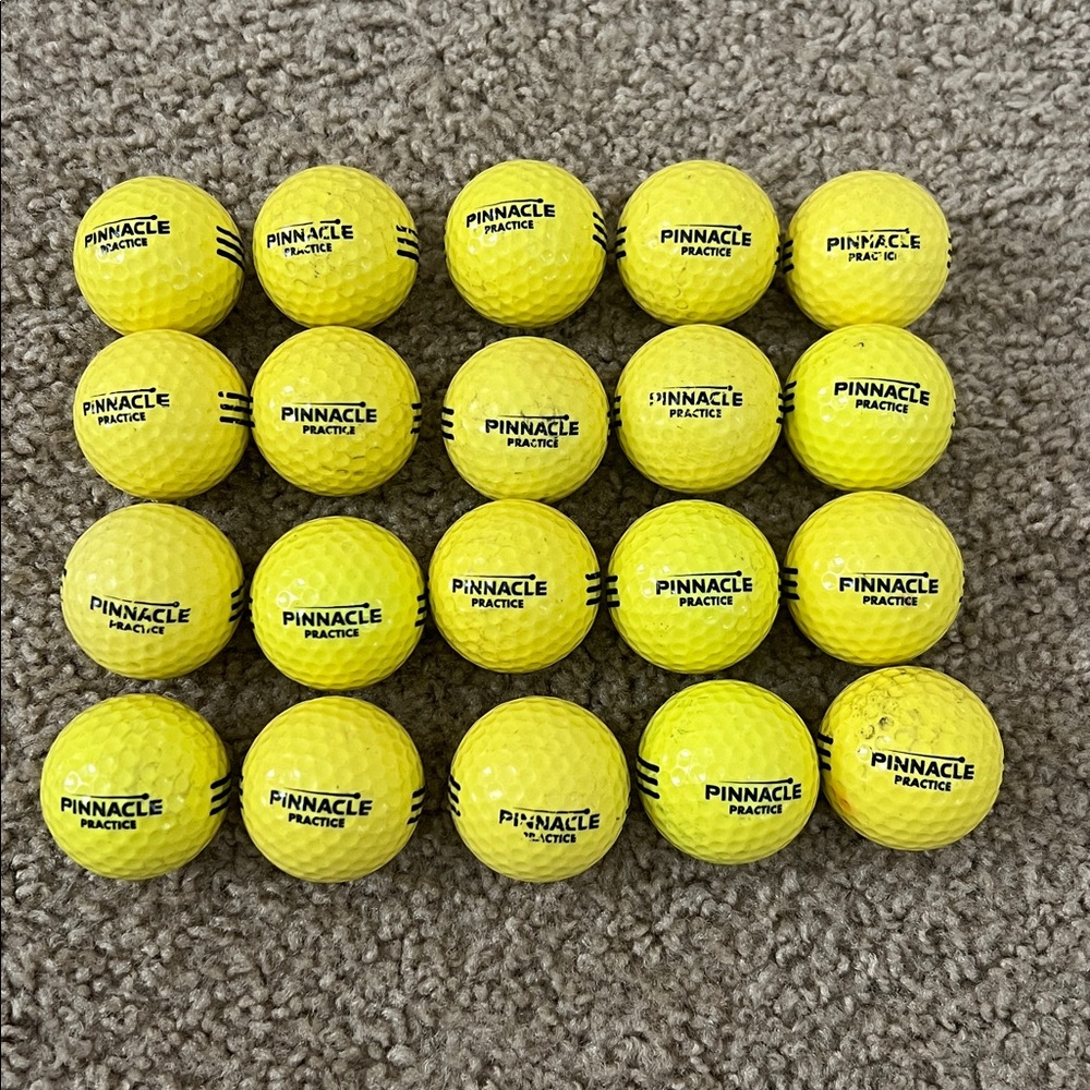 Yellow practice Golf Balls 20 pcs